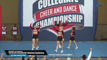 University of Louisville - Tsugumi Makenzie Meghan Makenna [2025 All-Girl Group Stunt] 2025 NCA & NDA College Nationals