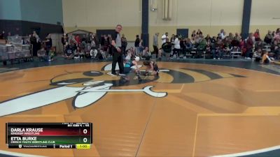 55 lbs Round 3 - Etta Burke, Cresco Youth Wrestling Club vs Darla Krause, Kingdom Wrestling