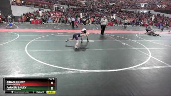 88 lbs Cons. Round 2 - Aidan Imhoff, Ithaca/Weston vs Parker Bailey, Prairie Du Chien