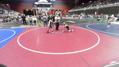 106 lbs Quarterfinal - Mason Ducey, Rangely Panthers vs Paxton Stienmetz, Touch Of Gold WC