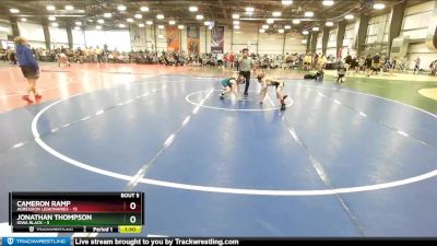 68 lbs Rd# 3 12:00pm Friday - Cameron Ramp, Agression Legionaries vs Jonathan Thompson, Iowa Black