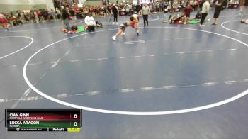 132 lbs Champ. Round 1 - Lucca Aragon, Florida vs Cian Ginn, Chatfield Wrestling Club