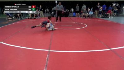 66 lbs 5th Place - Holden Wojnar, Hershey vs Isaac Berrier, Enola