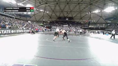 Boys 3A 190 lbs Cons. Round 2 - Cooper French, Cheney vs Xavier Kearns, Interlake