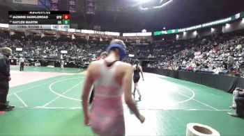 134 lbs Cons. Round 3 - Jazmine Harkleroad, WPW1 vs Kaylen Martin, AVL1