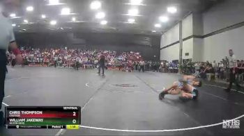 4A 106 lbs Semifinal - Chris Thompson, Eastside vs William Jakeway, Hilton Head