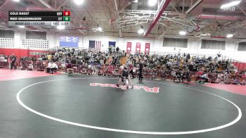 113 lbs Semifinal - Cole Nault, Goffstown vs Reid Grandmason, Exeter