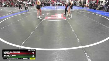 120 lbs Semifinal - Angelina Borelli, Los Banos vs Patricia Bray, John H Pitman