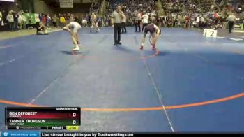 113 lbs Quarterfinal - Ben DeForest, Bismarck vs Tanner Thoreson, West Fargo
