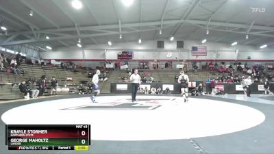 141 lbs Cons. Round 7 - Krayle Stormer, Northern State vs George Maholtz, Lander