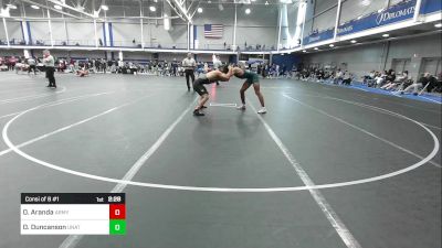 165 lbs Consi Of 8 #1 - Oscar Aranda, Army-West Point vs Ousmane Duncanson, Unattached-Unrostered