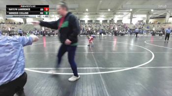 58 lbs Quarterfinal - Raylyn Lawrence, GroundZero vs Genesis Collins, Hawks Wrestling Club