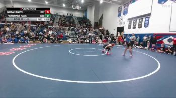 110 lbs Champ. Round 1 - Mesah Smith, Central vs Emerald Nava, Campbell County
