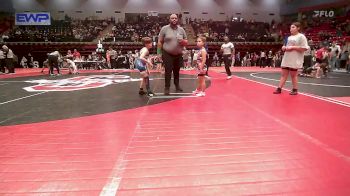 64 lbs Quarterfinal - SiAnna Lyon, Skiatook Youth Wrestling vs Brody Harris, Bartlesville Wrestling Club