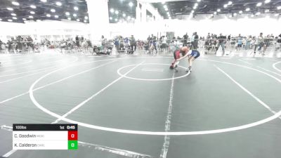 100 lbs Consolation - Carter Goodwin, McKinleyville Panthers vs KyleDanielle Calderon, Carlsbad Combat WC