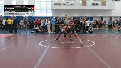 138 lbs Champ. Round 1 - Alex Zelna, Dumont vs Elijah Winn, Bergen Catholic