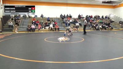 113 lbs Semifinal - Aiden Davis, Cedar Rapids Washington vs Teddy Snow, Cedar Rapids Kennedy