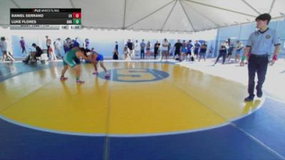 113 lbs Quarterfinal - Daniel Serrano, Clovis High vs Luke Flores, Arete Wrestling Academy