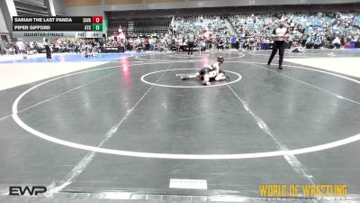 60 lbs Quarterfinal - Sariah The Last Panda, Savage House Wrestling Club vs Piper Gifford, Aniciete Training Club