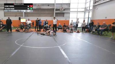 72 lbs Round 1 (4 Team) - Oliver Page, Valor Wrestling vs Lyric Vieira, Ohio Gold