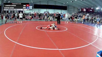 78 lbs Semis - Landon Owens, Team Donahoe Wrestling Club vs Carter Haigh, Wadsworth Grizzly Wrestling Club