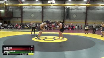 285 lbs Cons. Round 3 - Luke Cox, Lancaster vs Alex Poholik, Mt. Carmel