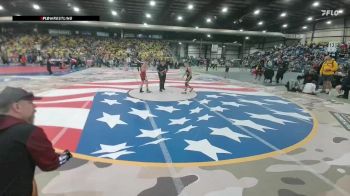 85 lbs Quarterfinal - Drake Alexander, Watford City Wolves vs Eli Appel, Dakota Boyz Wrestling Club