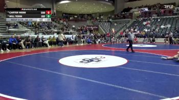 6A 120 lbs Cons. Semi - Will Tobin, Catholic High School For Boys vs Carter Webb, CONWAY HIGH SCHOOL