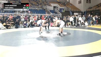144 lbs Final - Tyler DeKraker, Lake Highland Prep vs Matt Oneill, Malvern