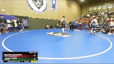 215 lbs Champ. Round 3 - Hector Castaneda, Liberty (Bakersfield) vs James Flores, Western