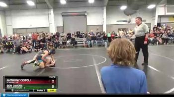 96 lbs Round 5 (6 Team) - Ben Owens, Virginia Patriots vs Anthony Ciotoli, Scanlan