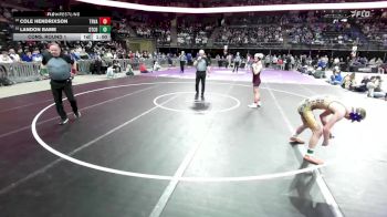 Cons. Round 1 - Cole Hendrixson, Tri-Valley vs Landon Bame, Stanley County