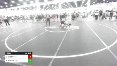 138 lbs Round Of 32 - Jaysen Skeen, Team Grand Valley vs Andrew Wallace, Cabrillo HS Club