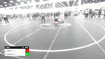 138 lbs Round Of 32 - Jaysen Skeen, Team Grand Valley vs Andrew Wallace, Cabrillo HS Club