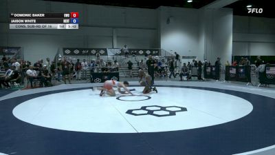 79 kg Cons. Sub-rd Of 16 - Domonic Baker, Cavalier Wrestling Club vs Jaison White, New England Regional Training Center