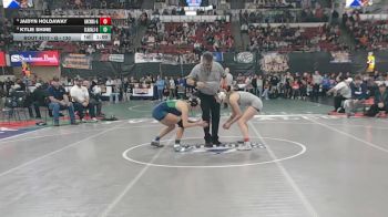 G - 130 lbs Cons. Round 5 - Jaidyn Holdaway, Anaconda (Girls) vs Kylie Shine, Glacier (Kalispell) (Girls)