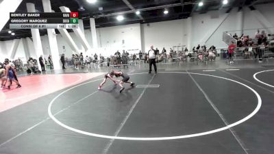 61 lbs Quarterfinal - Bentley Baker, Ravage WC vs Gregory Marquez, SoCal Hammers