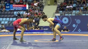 65 kg Qualif. - Ali Abbas Rezaeiaghouzgeleh, Iran vs Anushavan Barseghyan, Armenia