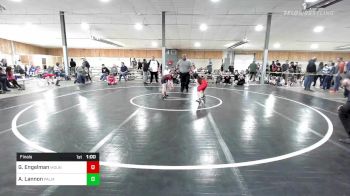 73 lbs Final - Gus Engelman, Mountain Top vs Alivia Lannon, Palmyra