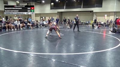 126 lbs Round 5 (6 Team) - Elijah Hattaway, BHWC/Florida Supreme vs Malachi Macedonio, Guerilla WC
