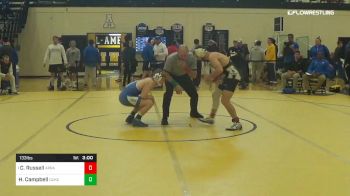 133 lbs Quarterfinal - Codi Russell, Appalachian State vs Harrison Campbell, Duke