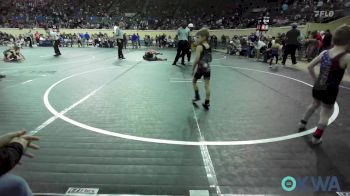 43 lbs Round Of 16 - Winston Bolay, Perry Wrestling Academy vs Bronc Seeley, Cushing Tigers