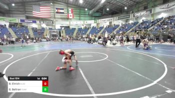 58 lbs Quarterfinal - Barrett Ehrich, Gladiator Wr Acd vs Beau Beltran, Team Garcia