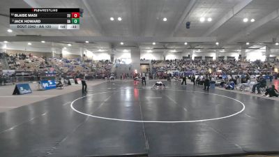 AA 120 lbs Cons. Semi - Blaise Masi, Summit High School vs Jack Howard, Bartlett High School