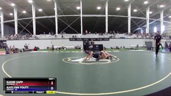 108 lbs Round 2 (6 Team) - Kassie Sapp, Michigan vs Kaitlynn Fouty, Indiana