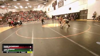 132 lbs Quarterfinal - Liam Kleiman, Richland vs Mark Kucheryaviy, Kennewick