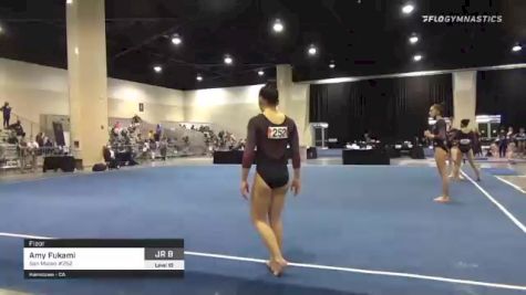 Amy Fukami - Floor, San Mateo #252 - 2021 USA Gymnastics Development Program National Championships