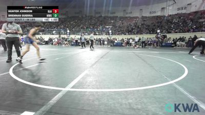 86 lbs Round Of 16 - Hunter Johnson, Blaine County Grapplers vs Brennan Guerra, Newcastle Youth Wrestling