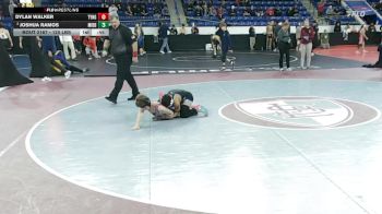 120 lbs Quarterfinal - Dylan Walker, Tyngsborough/Dracut vs Joshua Ramos, Middletown