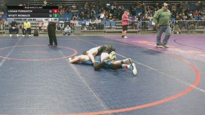 113 lbs Consi Of 128 #2 - Logan Forgatch, NJ vs Wyatt Womack, GA